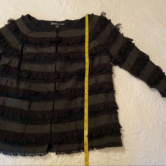 Elizabeth and James Fringe Wool Sunday Jacket - S - Picture 13 of 16